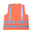 Chaleco reflectivo xl 60x67 lm-v013 anaranjado / gris