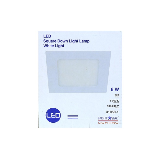 [106792] Lámpara panel led 1l 6w lumi 04635-1 blanco