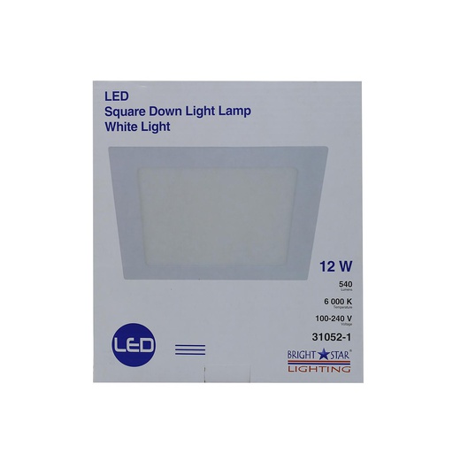 [106793] Lámpara panel led 1l 12w lumi 04637-1 blanco
