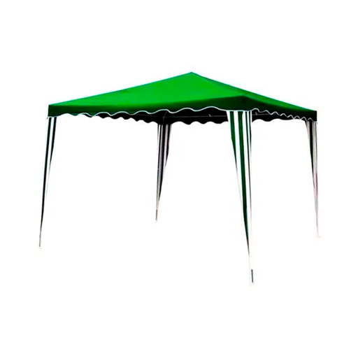 [19997] Carpa para acampar 3mx3mx2.5m 19997 verde / blanco