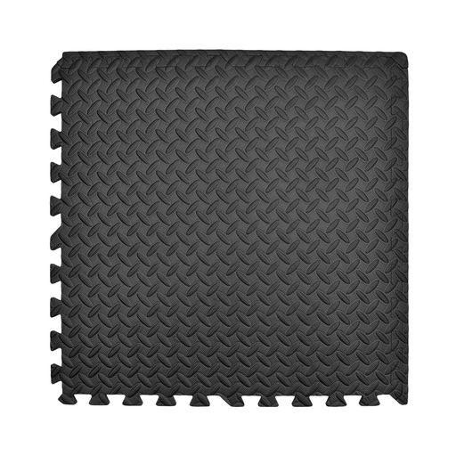 [142365] Alfombra antifatiga 1/2"x2'x2' 6pc negro