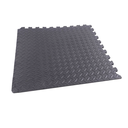 Alfombra antifatiga 3/4"x2'x2' 6pc negro