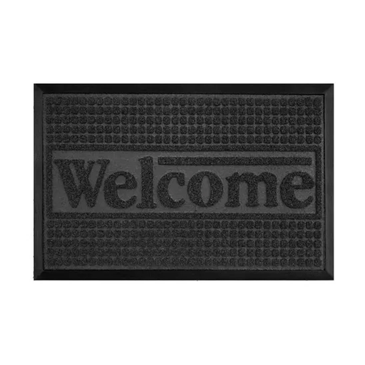 [137570] Alfombra para casa 40x60cm negro/gris