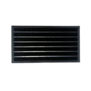 Alfombra para casa 45x75cm negro