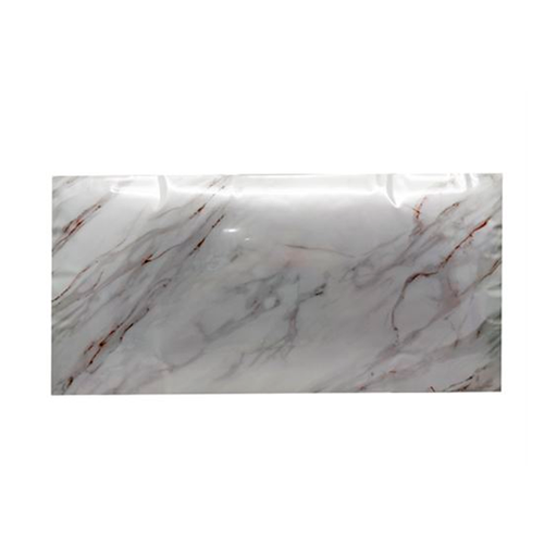 [140195] Decoracion para pared 30x60cm xpe tipo marmol blanco