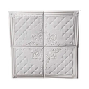 Decoracion para pared 70x70cm con adhesivos girasol blanco