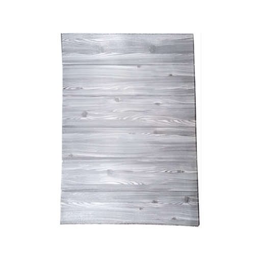 [123959] Decoracion para pared 70x70cm con adhesivo madera gris