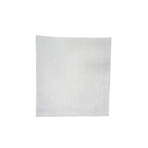 [123943] Decoracion para pared 70x77cm con adhesivo 3d blanco