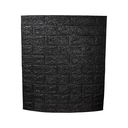 Decoracion para pared 70x77cm con adhesivo 3d negro