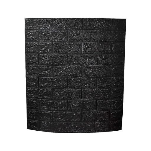 [123949] Decoracion para pared 70x77cm con adhesivo 3d negro