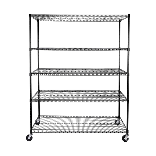 [141955] Estante de metal 5divisores 500kg 120x46x182cm 82sh