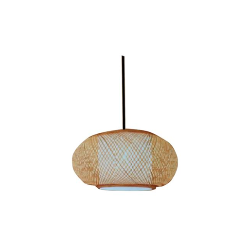 [138837] Lampara para colgar de bambu 40x21cm etl-501-21
