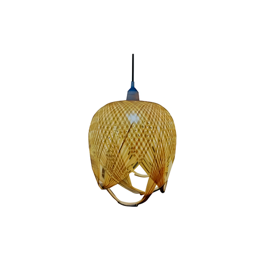 [140014] Lampara para colgar de bambu 6000k 28cm etl-073