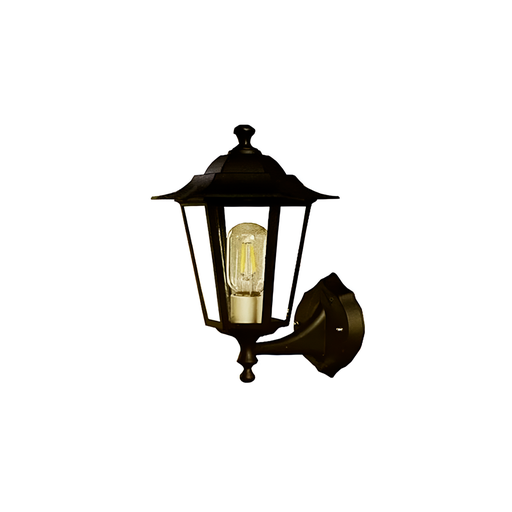 [143160] Lampara pared exterior 1l 40w 17x37cm tl-403 negro