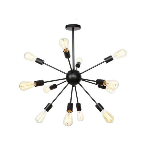 [138398] Lampara de techo 12l vintagee 005#12 cafe