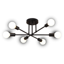 Lampara de techo 6l etl-055-n negra