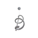 Lampara de techo led etl-077 blanco