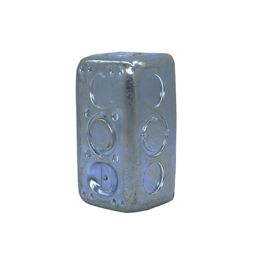 [34203] Caja electrica metal 2x4" 10a induma reti c.20