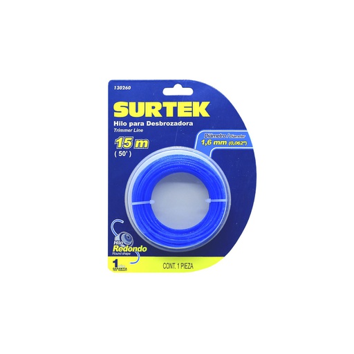 [37064] Hilo cortadora de  orilla .062"x15m surtek 130260