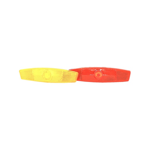 [86157] Reflector para bici 2pc barq 5022242 rojo/amarillo