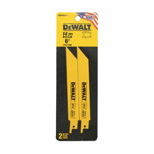 [8777] Repuesto hoja reciproca 14tpi 6" dewalt dw48082
