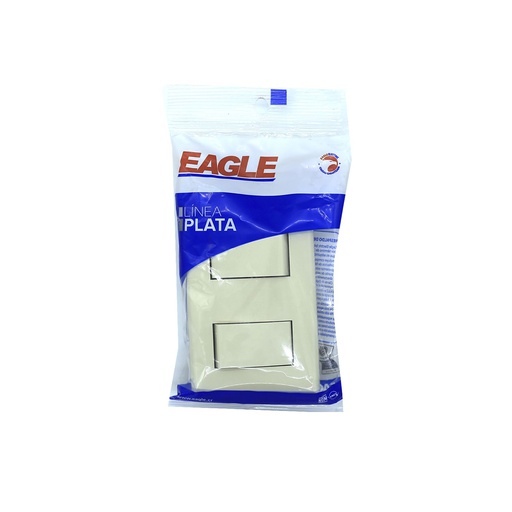 [64558] Switch doble 13a 3v eagle 1004-bv marfil