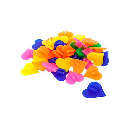 [140286] Adorno rayo corazon neon bolsas 36pc o36