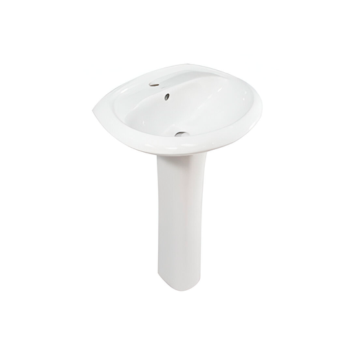 [127648] Lavamano ceramica luigi con pedestal adp-1060 blanco