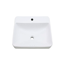 Lavamano ceramica luigi sin pedestal 46x31x11cm blanco