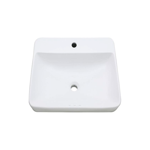 [138583] Lavamano ceramica luigi sin pedestal 46x31x11cm blanco