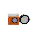 Lampara empotrable led 6w 3000k mundi-lite negro /gris