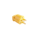 Enchufe hule 15a 125v 2p 3w 4867 amarillo