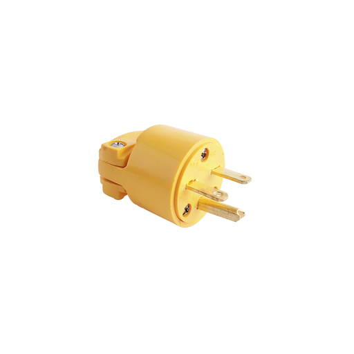 [92967] Enchufe hule 15a 250v 2p 3w 4866 amarillo