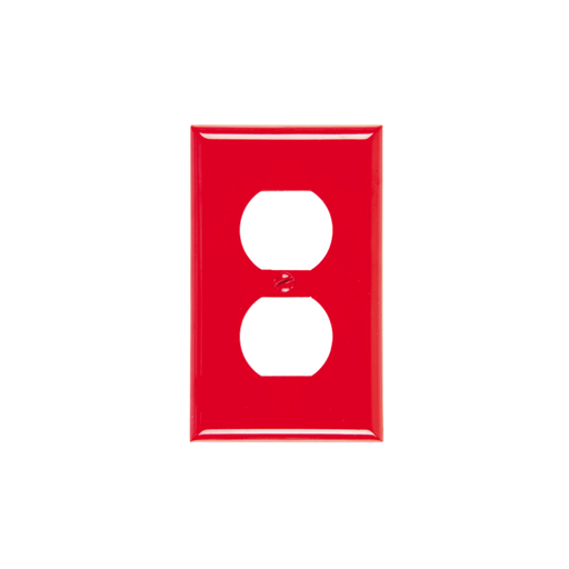 [65608] Placa para toma doble eagle 2132-rd roja