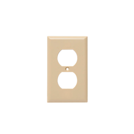 [1963] Placa plastica para toma doble aguila 2132v marfil