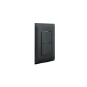 Switch doble empotrable t&j 8004-negro