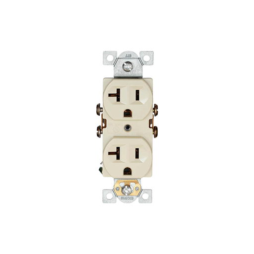 [40860] Tomacorriente doble empotrable 20a ntp 877-v