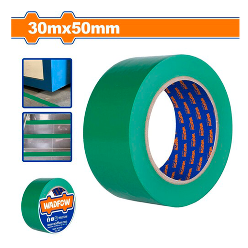 [144601] Cinta de señalizacion 30mx50mm wadfow verde