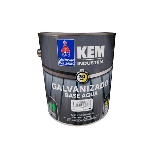 [141750] Kem galvanizado base de agua 1-galon sherwin williams gris mate