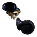 Bocina camion 12v caracol weij y528 negro