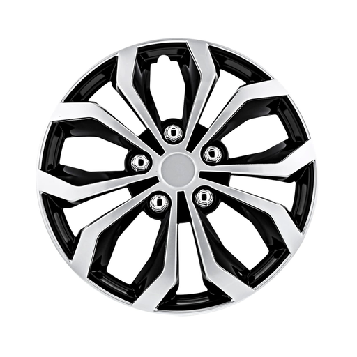 [97710] Copas carro rin 16 car+ 508138c plateado/negro