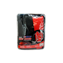 Forro asiento carro 10pc csc28510 negro/rojo