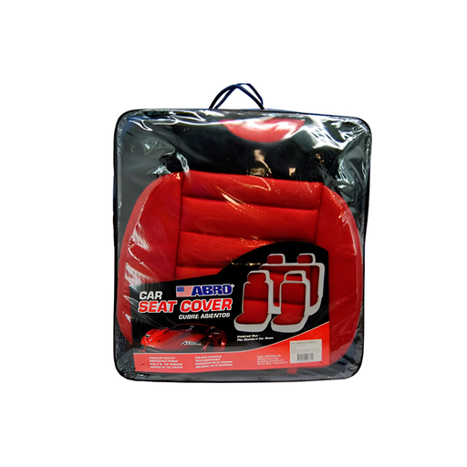 [92807] Forro asiento carro 10pc csc28689 negro/rojo