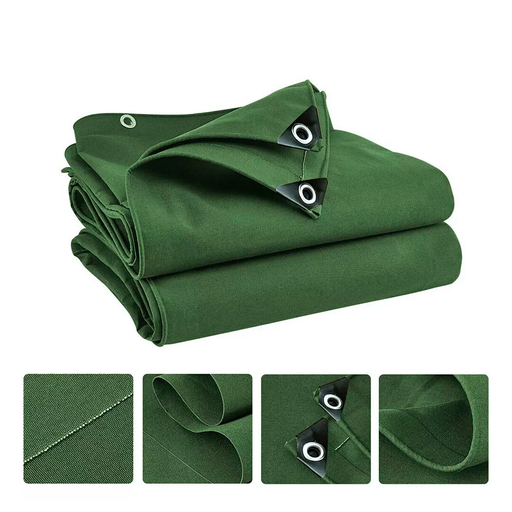 [127531] Tapacarga de lona 16'x20' 12-oz verde