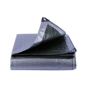 Tapacarga plastico industrial 16'x20' plateado/negro