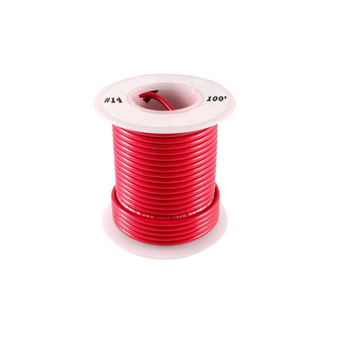 [72289] Alambre para carro #14x100' cs-3929 rojo