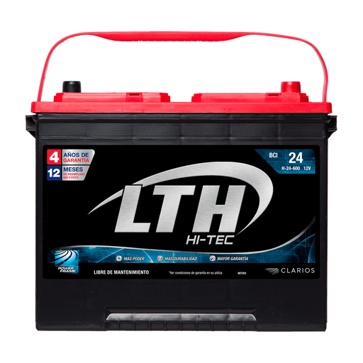 [62700] Bateria  carro 100a lth h-24-600 12v hi-tec