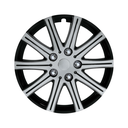 Copas carro rin 14 car+ 506124p plateado/negro