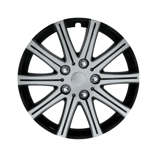 [97696] Copas carro rin 14 car+ 506124p plateado/negro