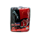 Forro asiento carro 10pc csc28758 negro/rojo